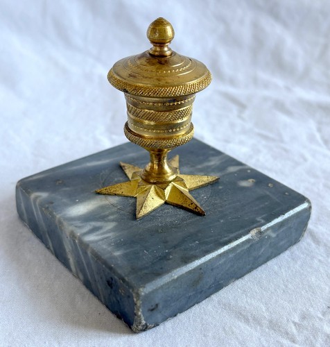 Encrier empire bronze - encrier,