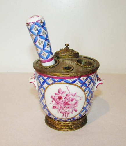 Encrier ancien porcelaine - ancien,