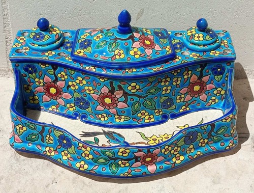 Grand encrier emaux de - -,