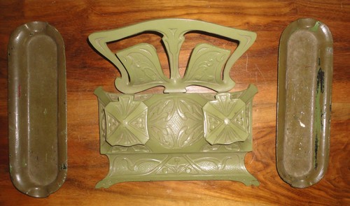 Encrier fonte moulée art - fonte,
