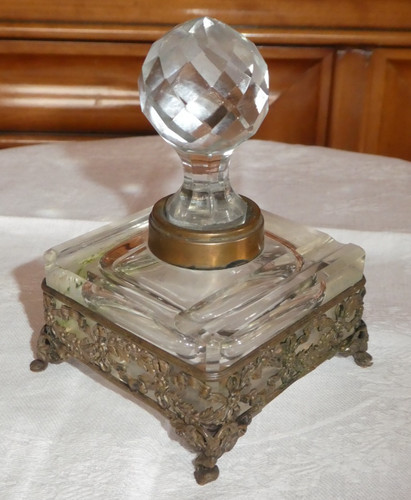 Ancien grand encrier - ancien, en