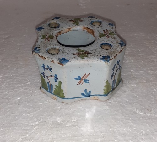 Ancien encrier faïence fin - ancien,