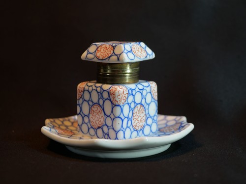 Imari calamaio porcellana - calamaio,