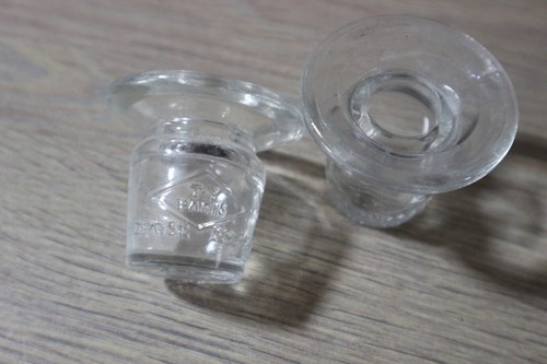 Encrier godet verre table - 1,