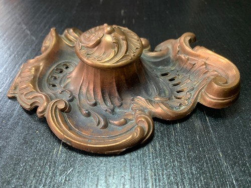 Encrier cuivre art nouveau - -,